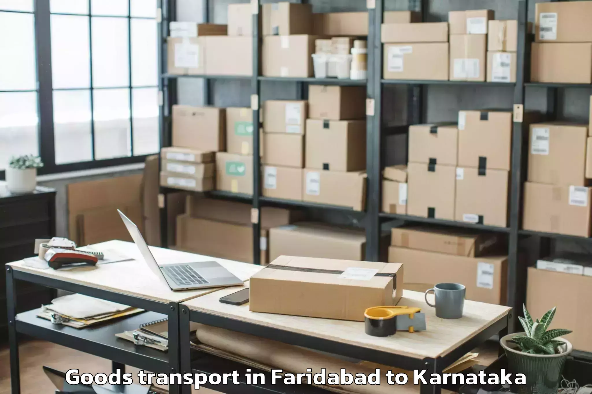 Quality Faridabad to Karkala Goods Transport